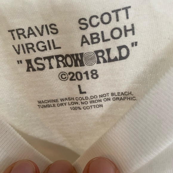 Off-white x travis scott t shirt - Picture 4 of 4